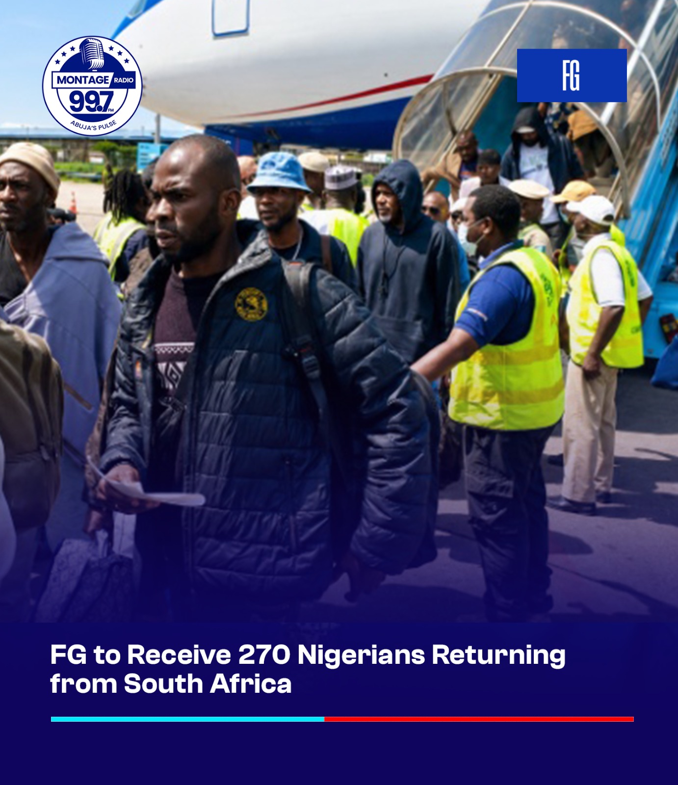 FG to receive 270 Nigerians returning from South Africa