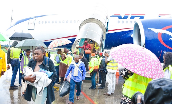 Final evacuation flight brings 315 stranded Nigerians home from South Africa Wednesday