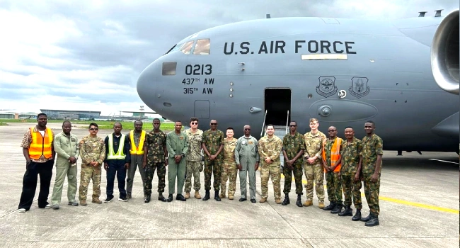 US Delivers Military Equipment to Nigerian Air Force to Boost Counter-Terrorism Operations