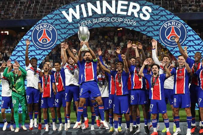 PSG Beat Aston Villa 2-1 to Win UEFA Super Cup