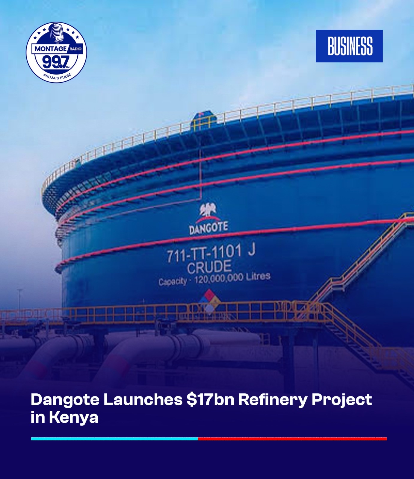 Dangote launches $17bn refinery project in Kenya